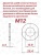 Шайба увеличенная М12 DIN 25201 Nord-Lock SP оцинкованная сталь